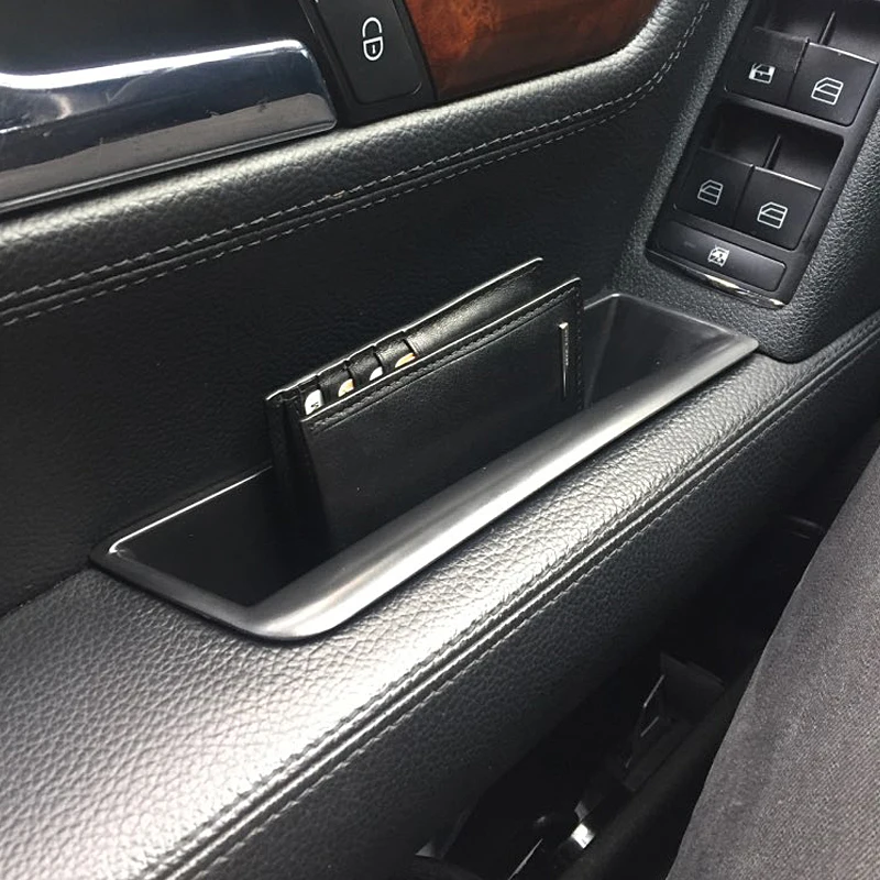 Do Mercedes Benz C class W204 2008-2014 Klamka przednich drzwi Pojemnik do przechowywania Pojemnik Taca Organizer samochodowy Akcesoria