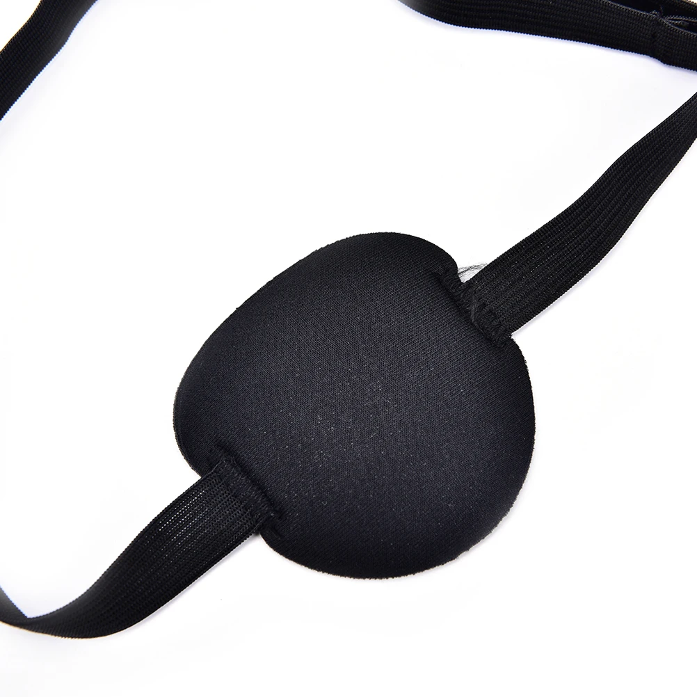 High Quality Black Medical Use Concave Eye Patch 3D Foam Groove Eyeshades For Lazy Eye 1Pcs