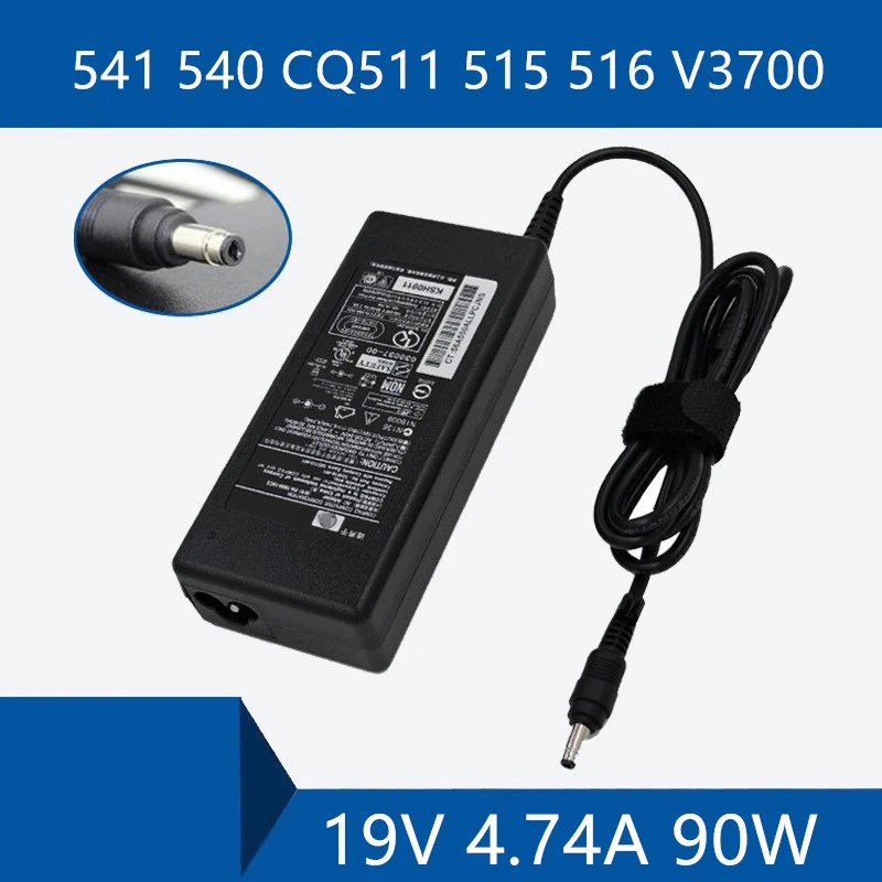 

19V 4.74A 90W charger interface 4.8*1.7 notebook power adapter For HP 541 540 CQ511 515 516 V3700