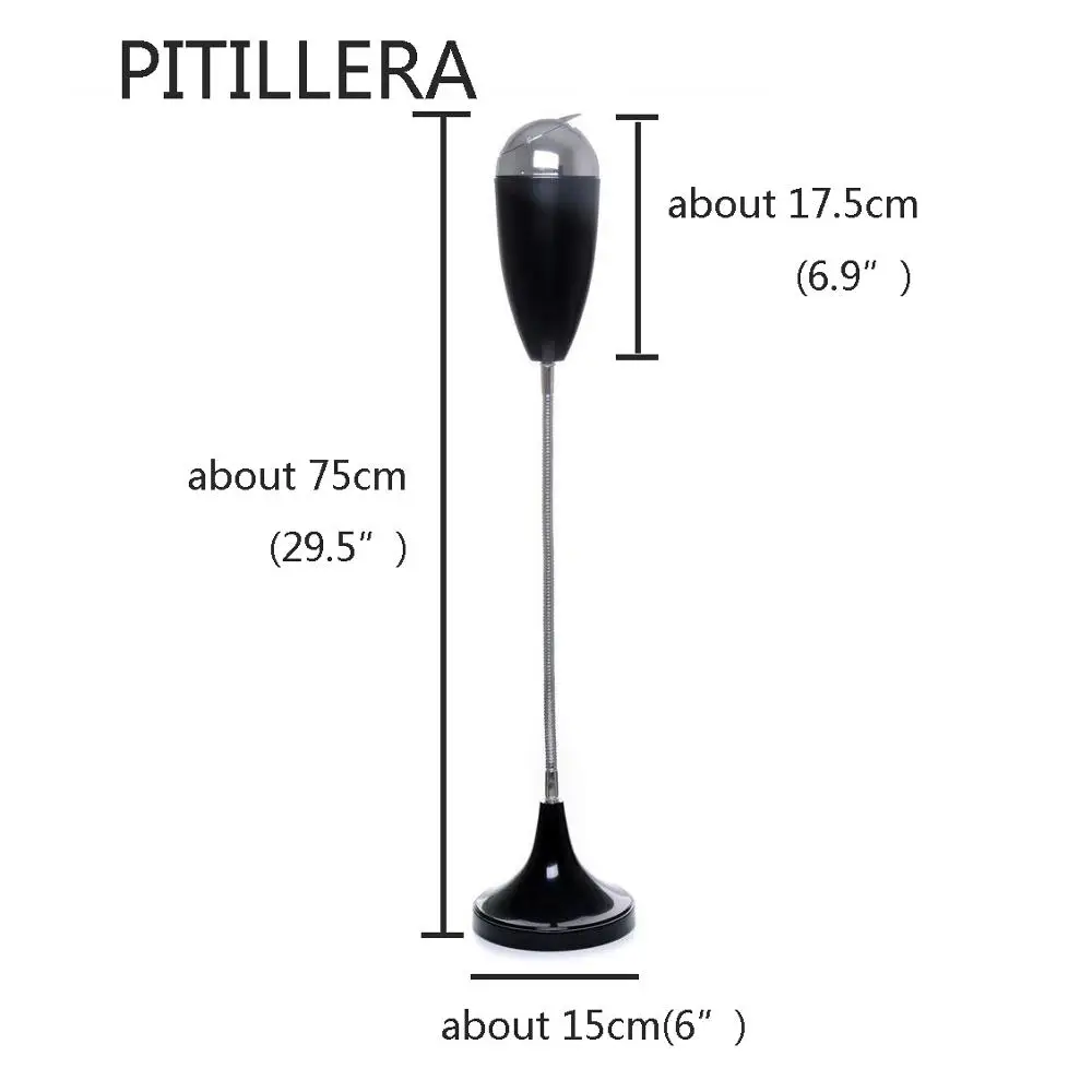 PITILLERA High Floor Ashtray Outdoor Vintage Ashtrays Standing with Lid Big Cigar Ashtray Metal Free To Bend Toilet Board Game image 4