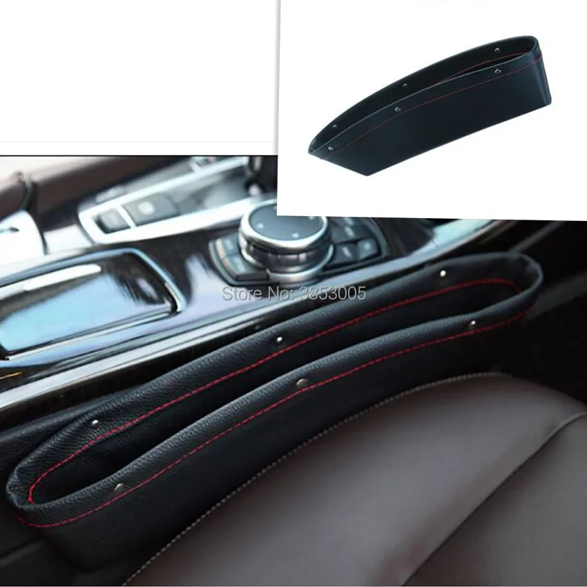 Car Seat Crevice Storage Box Accessories for renault kadjar golf 5 suzuki gsr 600 seat ibiza radio citroen xsara bmw e90 opel