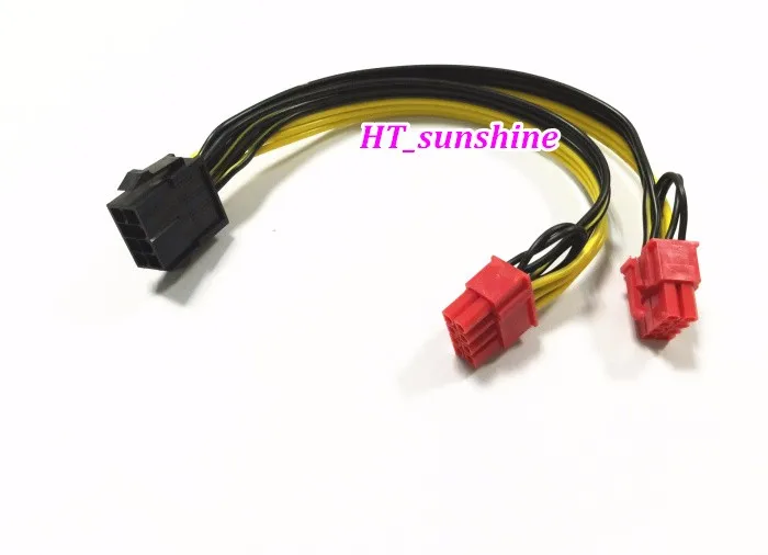 

5PCS NEW arrived CPU 8 pin to 2*8pin (6p+2p) PCI-E Video Card Power Supply Cable 18AWG wire