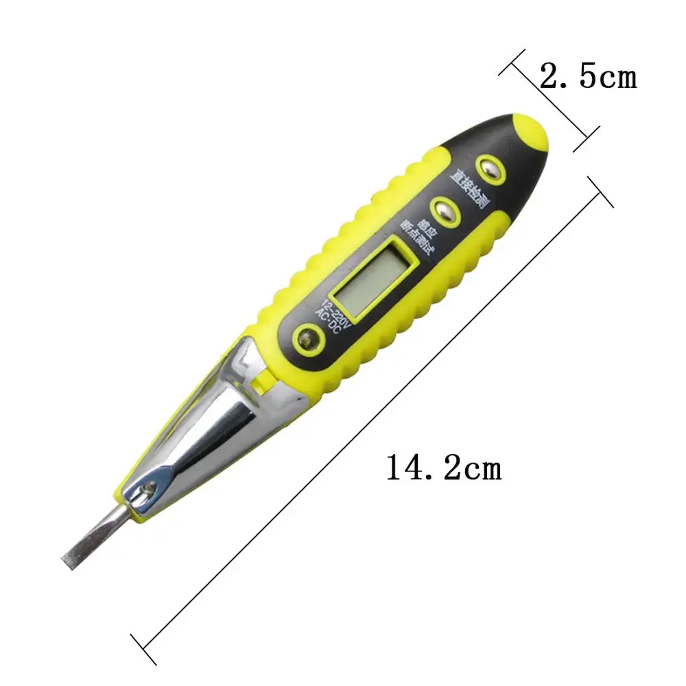 Electric Indicator 12-1000V Socket Wall AC Power Outlet Voltage Detector Sensor Tester Pen
