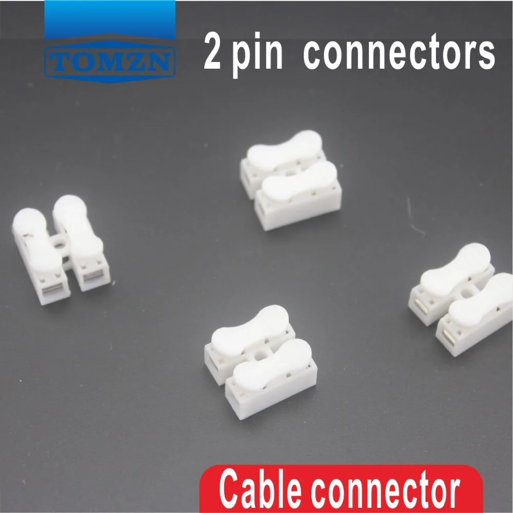 20Pcs 2 pin push quick cable connector terminal Wiring Terminal 10A 380V