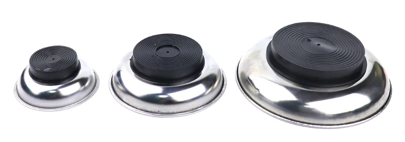 3 "/4"/6 "Magnetische Tablett Kreisförmige Magnetische Teile Schüssel Schraube Ablage Edelstahl Werkzeuge Tablett für Auto Saug Pad Werkzeuge – Detail 3