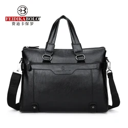 Hot Selling Luxury Men Handbags Fashion Leather Men Bags Men's Travel Briefcase Bags Business Handbags For Man Shoulder Bags