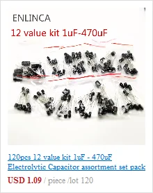 5 teile/los 400V22UF hochfrequenz niedriger impedanz 400V 22UF aluminium-elektrolytkondensator größe 10*17 T22 20% – Detail 1
