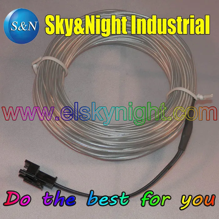 Electroluminecent Wire/Neon EL Wire 3M(1.4mm)+3V Inverter-Ice blue +Free Shipping