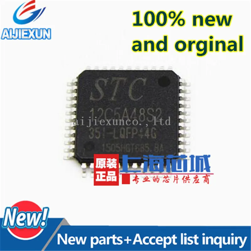 

10Pcs STC12C5A48S2-35I LQFP44 in stock 100%New and original