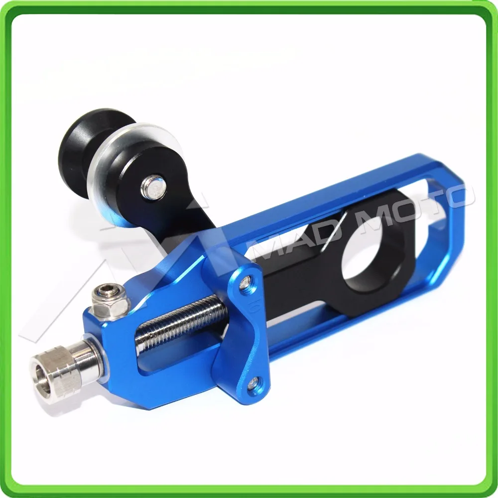 Motorcycle Chain Tensioner Adjuster with spool fit for Honda CBR600RR 2011 2012 2013 2014 2015 2016 CBR 600 RR Blue & Black