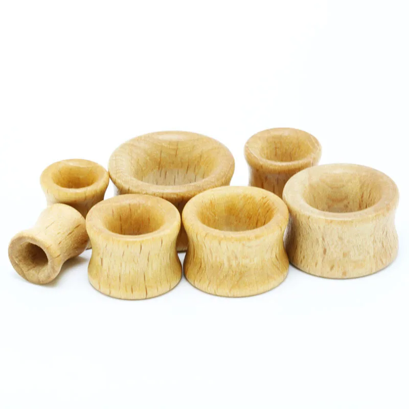 2pcs fashion flesh tunnels ear plugs big gauge piercing expander brown Bubinga rose wood 8mm-20mm piercing body jewelry for men