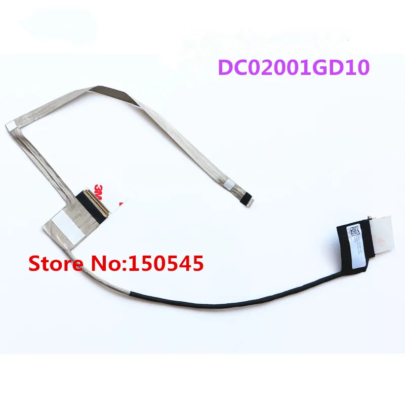 Vận chuyển miễn phí new máy tính xách tay original lcd cable đối với dell inspiron 5520 5525 7520 cáp r4ww7 dc02001gd10 điểm số cao cable 3 cái