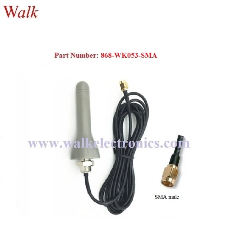 Wasserdichte Außengebrauch, kleine 868-MHz-Antenne mit Schraubbefestigung, Dachmontage, RFID-UHF-Gummiantenne