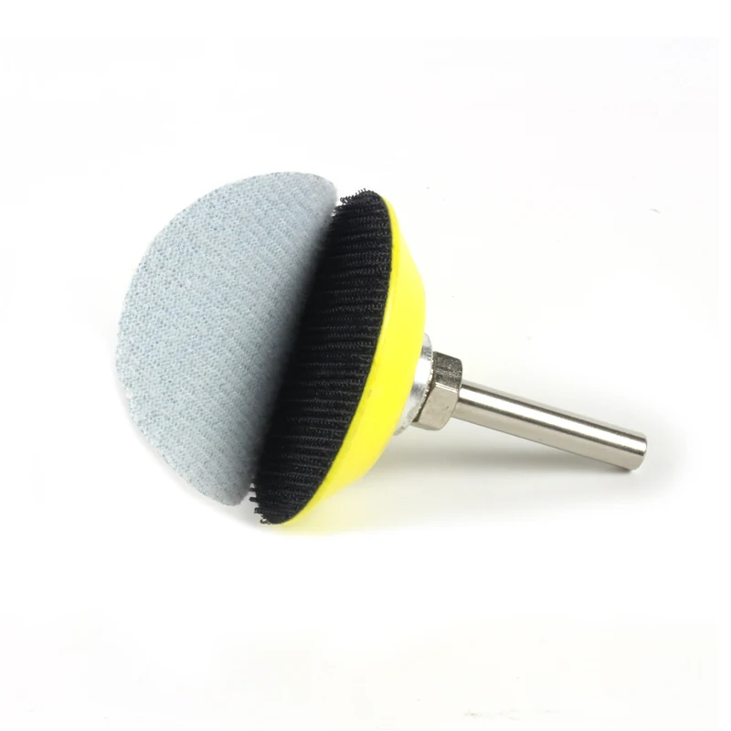POLIWELL 2 inch dự Tấm Chà Nhám cho 50mm Móc và Vòng Chà Nhám Đĩa Backer Tô 6mm lắc Chân Xoay Dụng Cụ Điện Phụ Kiện