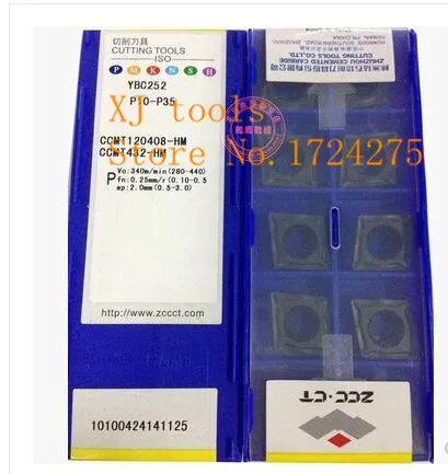 

Free Shipping CCMT120408 HM YBC252 (10pcs/lot) Cemented Carbide Cutting tools turning insert CCMT120408