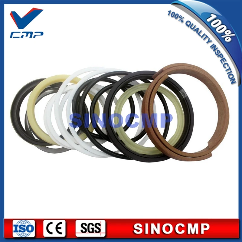 2 sets SK250-5 boom cylinder service seal kit, repair seals for Kobelco Excavator , 3 month warranty