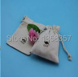 100pcs/lot wholesale jute/linen/flax drawstring gift bags for toiletry/jade/bangle packaging,Size be customized,Various colors