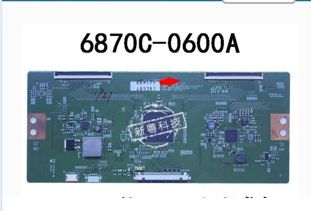 T-con Logic Board para conexão com T-CON, 6870C-0600A