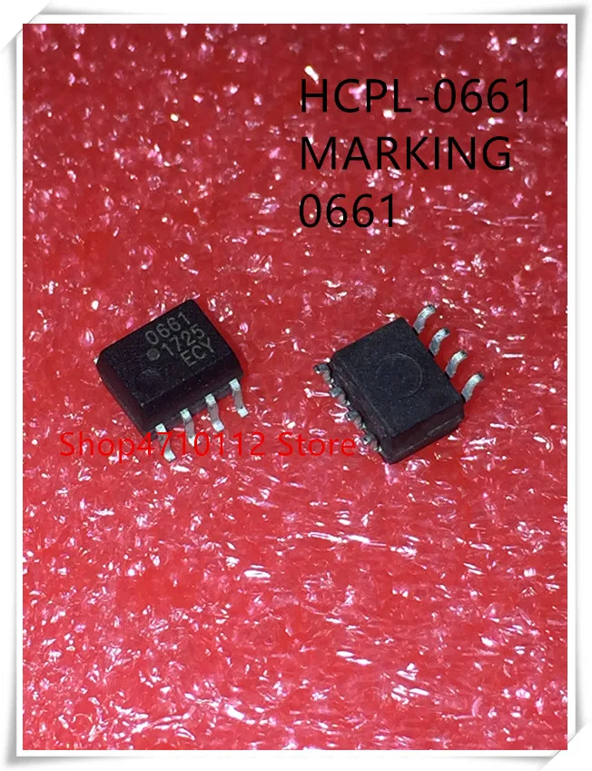 

NEW 10PCS/LOT HCPL-0661-500E HCPL-0661 HCPL0661 0661 MARKING 661 sop-8 IC