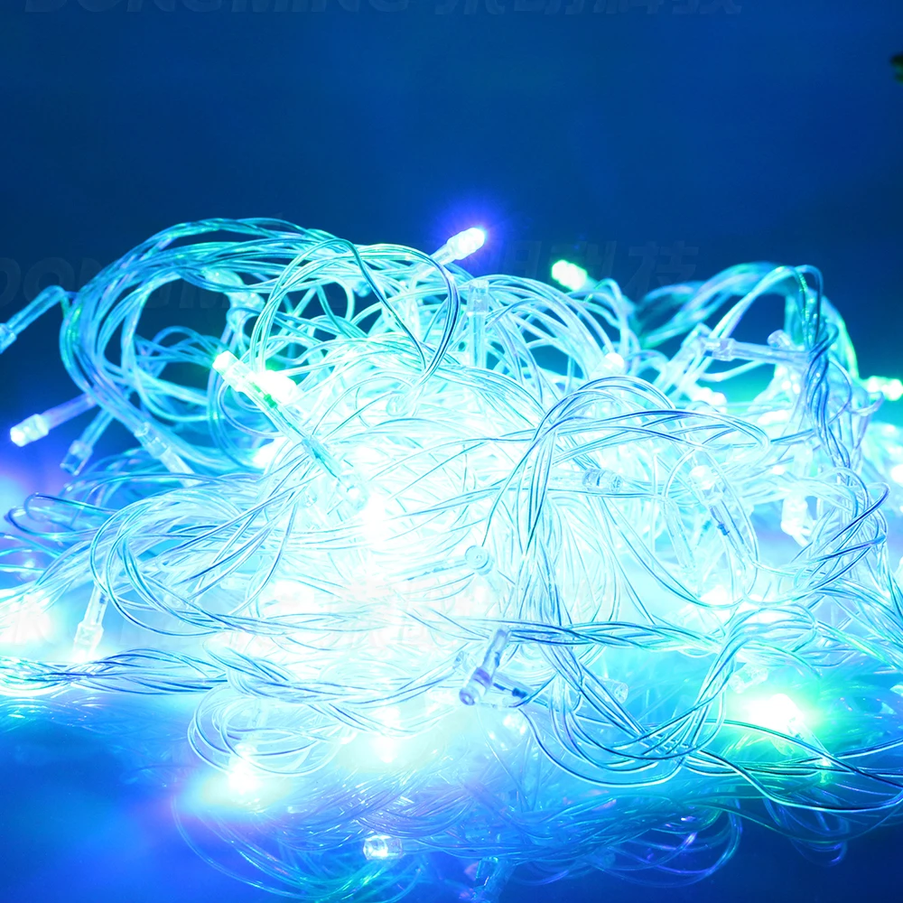 On-sale LED Christmas Tree Light 10M 50leds Led String Light AC110-220V warm White /RGB Colorful holiday party Light