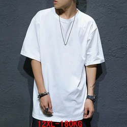 メンズ半袖ラウンドネックtシャツ,ラージサイズ5xl,6xl,7xl,8xl,9xl,10xl,11xl,12xl,ラージサイズ,180kg