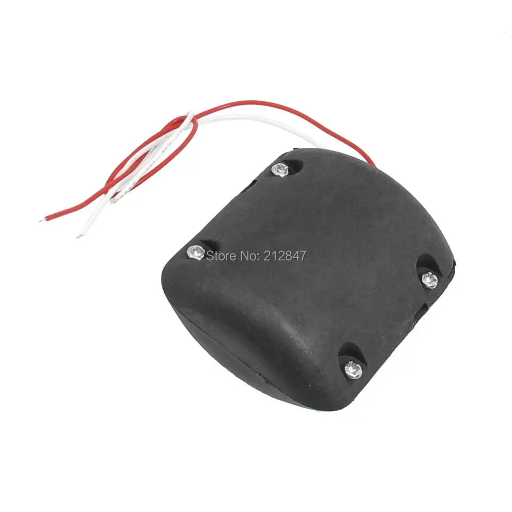 DC 12V 3100RPM Vibrating Motor Black Plastic Shell for Massage Cushion