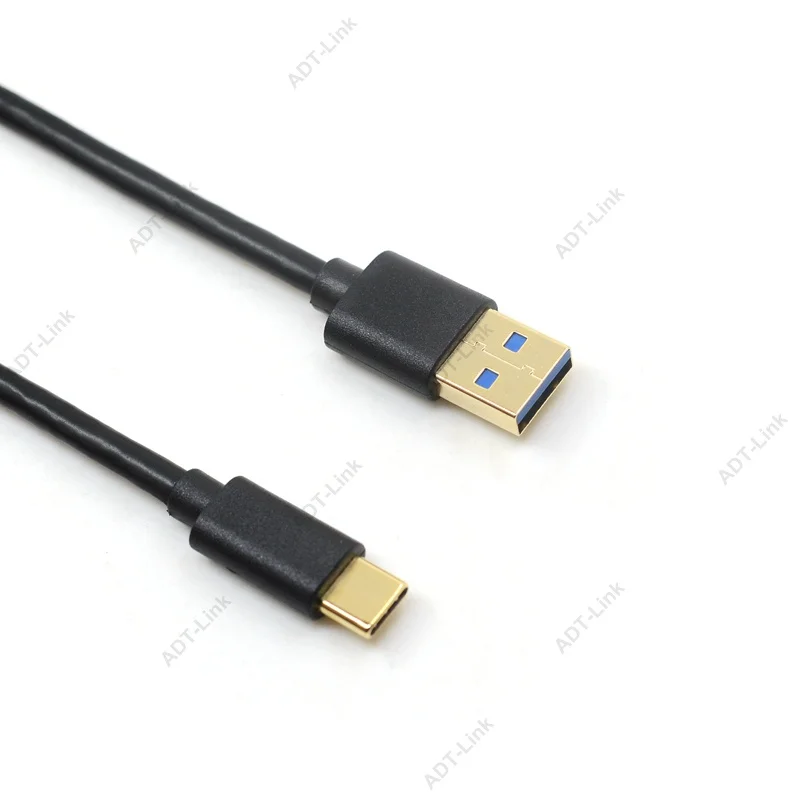 USB 3.1 Type C USB-C Male Connector to Standard USB 3.0 Type A Male Data Cable Fast Charging Cord for Type-C Device 50cm