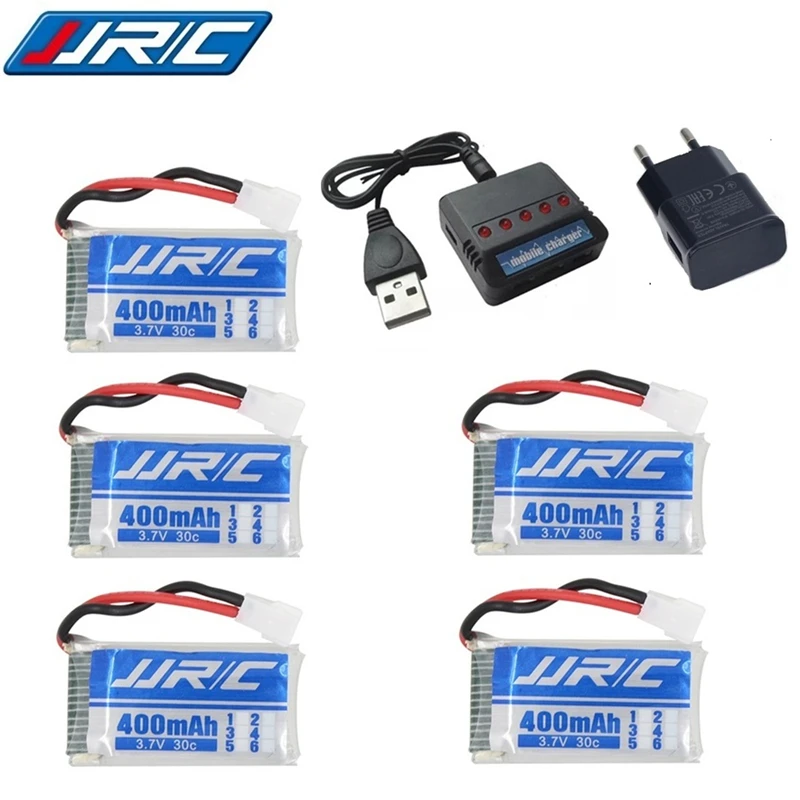 Batteria Lipo originale 3.7v 400mAh 30C per JJRC H31 / JJRC H43 hw Drone Li-Battery JJRC H31 Set caricabatteria Lipo