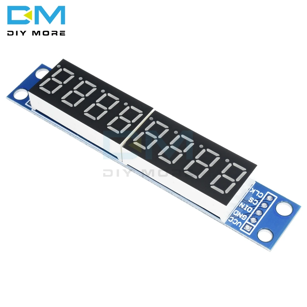 MAX7219 7 Segment Led Dot Matrix 8 Digit Digitale Tube Display Control Module Voor Arduino 3.3V 5V Microcontroller seriële Driver