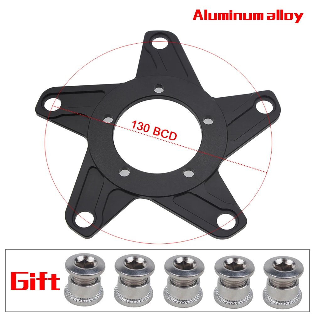 Chain Ring Spider Adapter for Bafang eBike Mid Drive Motor BBS01B BBS02B 250W 350W 500W 750W - Compatible with 104BCD and 130BCD