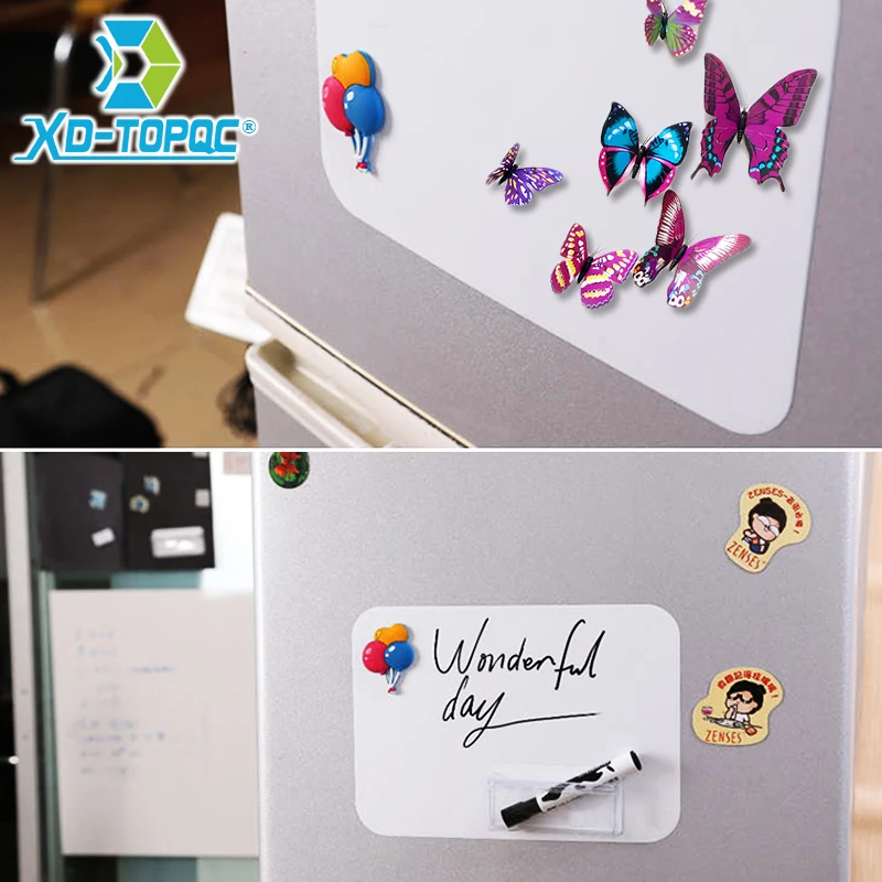 White A3 30*42cm Flexible Fridge Magnets Whiteboard Waterproof Kids Drawing Message Board Magnetic Refrigerator Memo Pad FM02