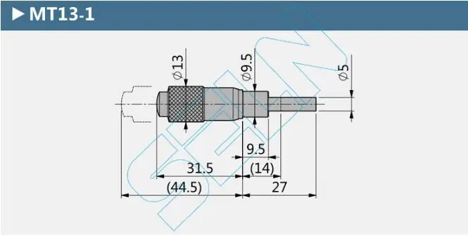 0-13mm MT13 Type Screw Measure Micrometer Rotary Knob 1PC