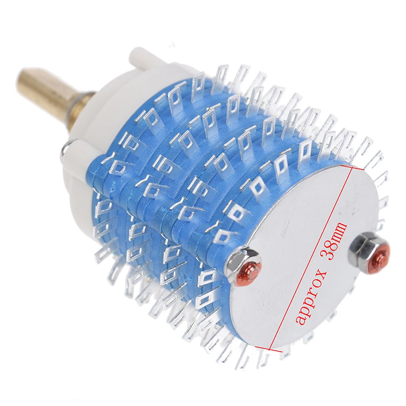 1pc 4 Pole 24 Step 4*24 Rotary Switch Attenuator Volume Control DIY Potentiometer