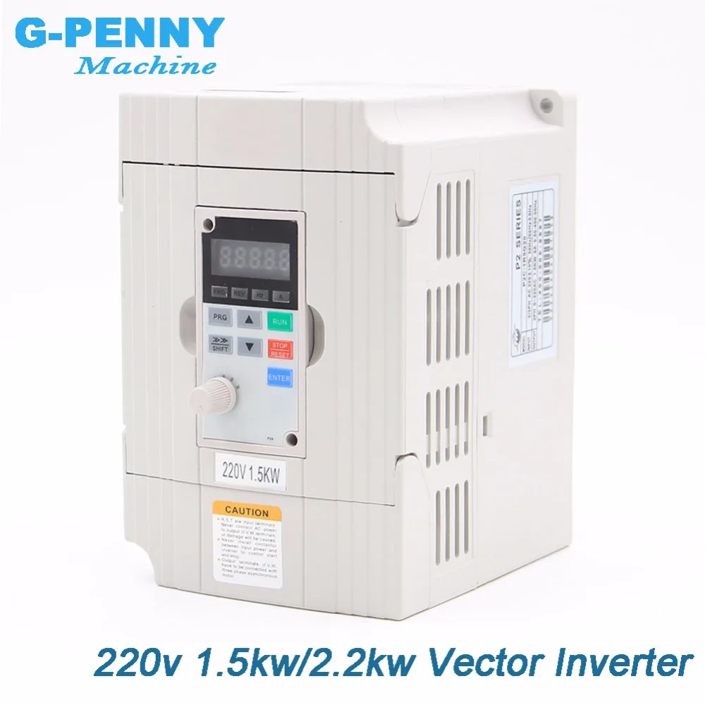 

Free Shipping! 220v 1.5kw vector Inveter 2.2kw VFD inverter Frequency Converter Variable Frequency Drive Motor Speed Control