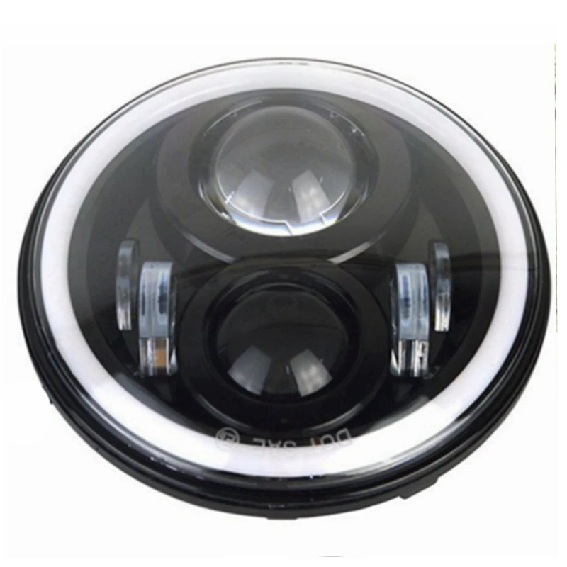 For Honda Headlight 7\'\' LED Motorcycle Headlamp With DRL Halo 75W Round Led For Honda CB 400 CB 1300 Honda Hornet