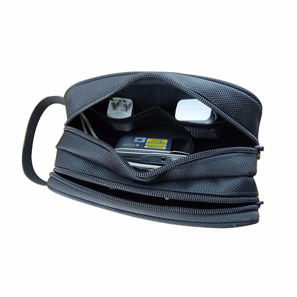 Большая сумка-Органайзер GUANHE, может вместить жесткий диск, USB-флеш-накопитель, для путешествий, для внешнего аккумулятора, USB-кабель