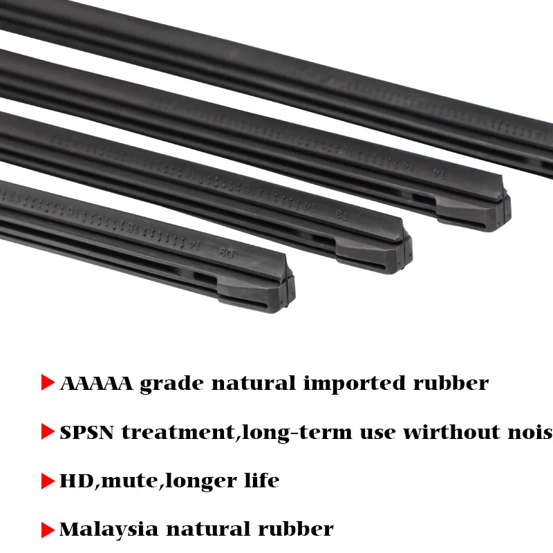 Car Wiper Blade Hybrid Auto Vehicle Insert Rubber Strip (Refill) 8mm 14\