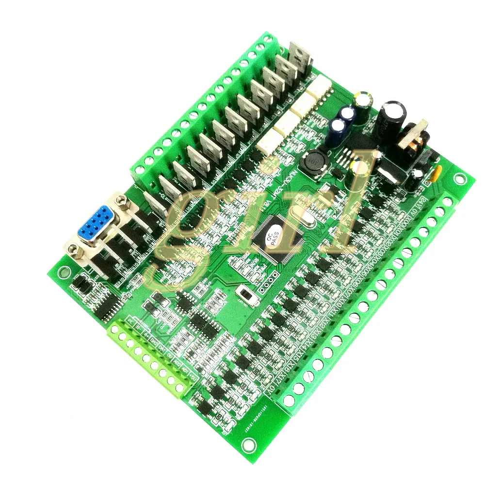 Fx3U-32MT 4 axis 100K pulse output PLC industrial control board homemade PLC controller simulation