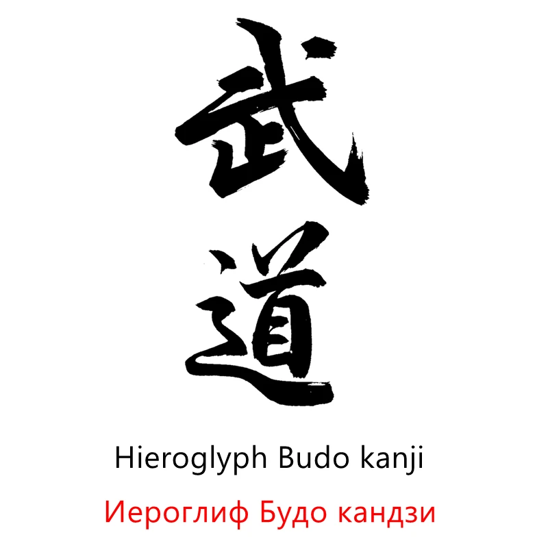 CS-1013#Various Sizes Budo kanji funny car sticker vinyl decal for auto car stickers styling car decoration