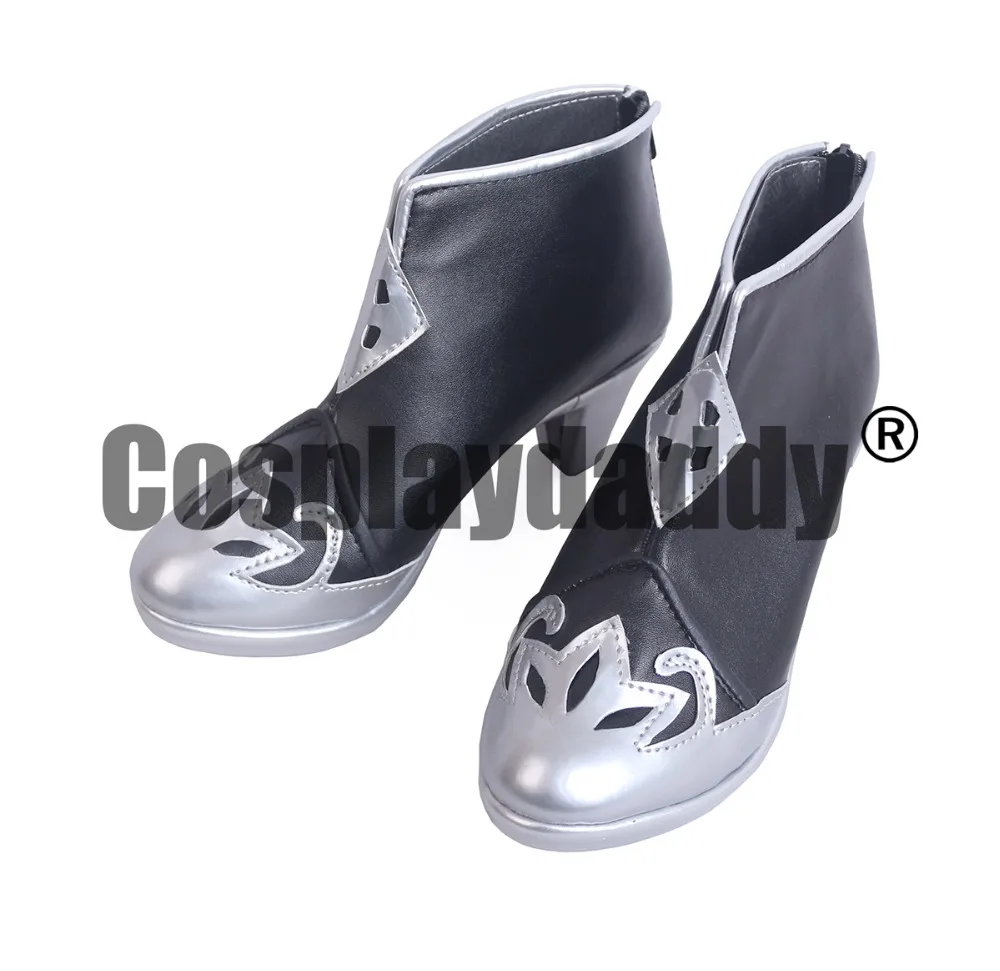 White Cat Project Colopl Rune Story Shironeko Project Aisha Game Cosplay Shoes Boots S008