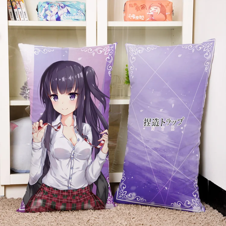 Anime Cartoon NTR: Netsuzou Trap Hugging ectangle Pillow Case Pillow Cover Pilllowcase  Cushion Gift