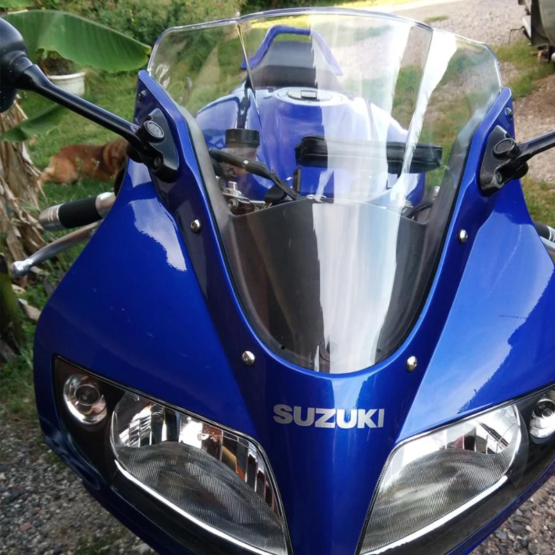 Motorcycle Windshield WindScreen Screen For 2003 - 2008 2011 2012 Suzuki SV650 SV650S SV 650 SV1000 SV1000S 1000 S Black Clear