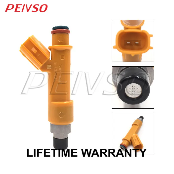 PEIVSO 4pcs 23250-28060 23209-28060 Fuel Injector For TOYOTA General CAMRY / AURION / PREVIA / ALPHARD 2.4L 2AZFXE 3AZFXE