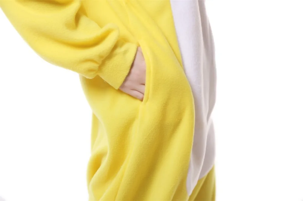 HKSNG جديد الفتيات الكبار الحيوان الأصفر الأرنب الأرنب نيسيي Kigurumi منامة الكرتون ازياء حللا هدية عيد الميلاد