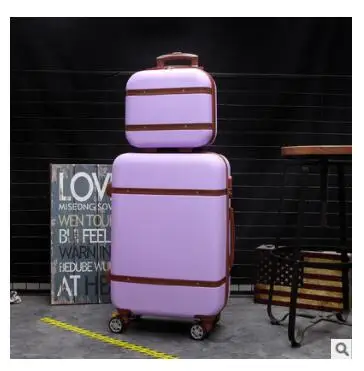 20 Inch ABS Spinner suitcase trolley luggage bag Rolling Suitcase women  travel Luggage suitcases 24 Inch Wheeled Suitcase sets