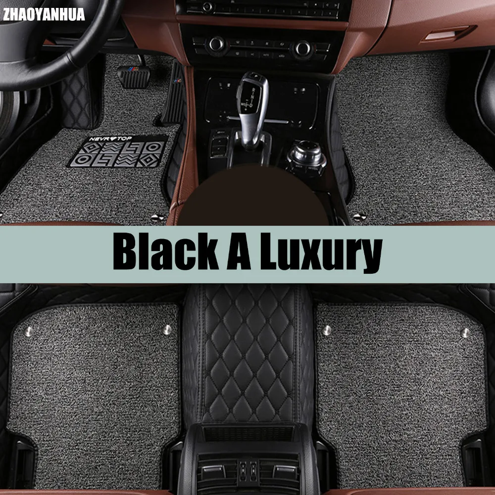 ZHAOYANHUA Car floor mats for Toyota Camry Corolla RAV4 Prius Prado Sienna zelas verso 5D car-styling carpet liner