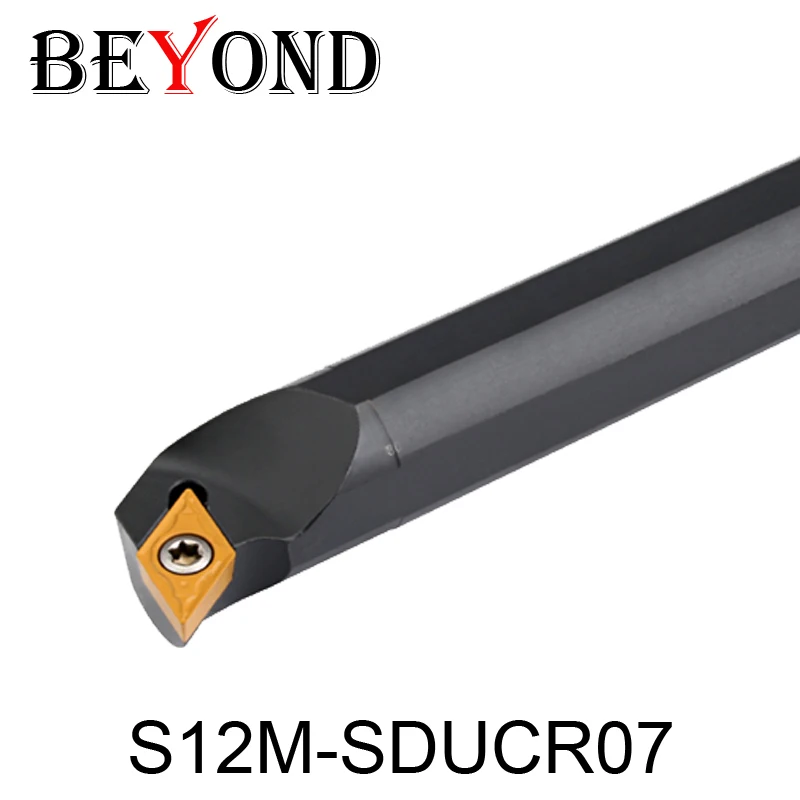 BEYOND S12M-SDUCR07 S12M-SDUCL07 SDUCR SDUCL Lathe Cutter Tools Cutting Internal Turning Tool Holder Boring Bar CNC Herramientas