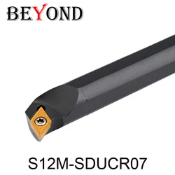 BEYOND S12M-SDUCR07 S12M-SDUCL07 SDUCR SDUCL Lathe Cutter Tools Cutting Internal Turning Tool Holder Boring Bar CNC Herramientas