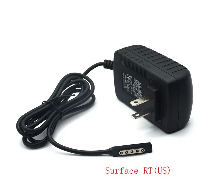 12V 2A USB Charge Line Charging Charger Adapter EU US Power Cable For Microsoft Surface Pro 1 2 Pro2 / RT 1 2 RT2 10.6