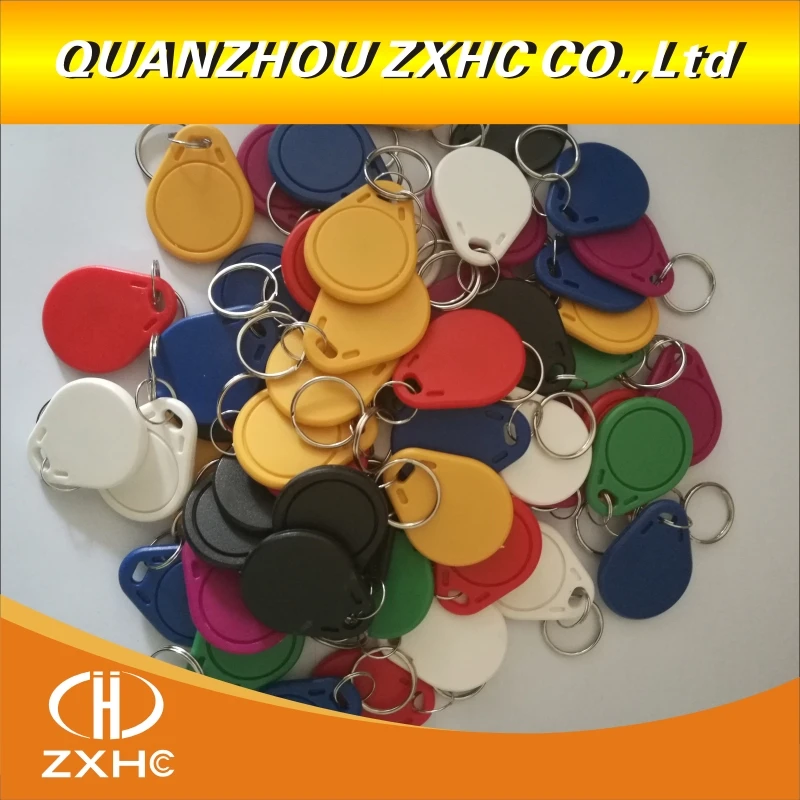 (10PCS) 13.56 Mhz RFID M1 S50 UID Changeable Card Tag Keychain Key Keyfob ISO14443A Block 0 Sector Writable